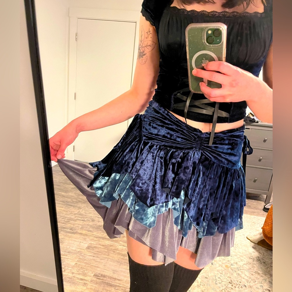 ✨ handmade velvet fairy skirt from rheabfunky